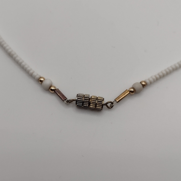 Beautiful Natural Pink Gilded Seashell Necklace, Awesome Mermaidcore! - Picture 8 of 9